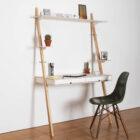 kompakter home office Tisch lean on desk von pamudesign